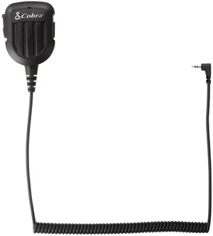 Cobra Shoulder Speaker Microphone | Speaker Mic with Push-To-Talk Button for Cobra Two-Way Radios with 2.5mm Plug Cobra Shoulder Speaker Microphone | Speaker Mic with Push-To-Talk Button for Cobra Two-Way Radios with 2.5mm Plug