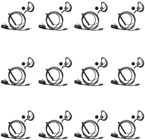 HEOPBIRD G-Shape Earpiece Compatible with Cobra PX650 12-Pack | 12-count soft rubber earloop headsets featuring inline PTT mic for CXT195 CX112 ACXT1035R 1-pin walkie talkies. HEOPBIRD G-Shape Earpiece Compatible with Cobra PX650 12-Pack | 12-count soft rubber earloop headsets featuring inline PTT mic for CXT195 CX112 ACXT1035R 1-pin walkie talkies.