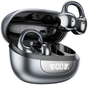 Clip On Earbuds, Open Ear Earbuds Bluetooth 6.0, Sport Clip Headphones | Wireless Headphones with Mic, Digital LED Display, ENC, IPX5, AI, Customize EQ, 48H Playtime for Driving Running Cycling Clip On Earbuds, Open Ear Earbuds Bluetooth 6.0, Sport Clip Headphones | Wireless Headphones with Mic, Digital LED Display, ENC, IPX5, AI, Customize EQ, 48H Playtime for Driving Running Cycling
