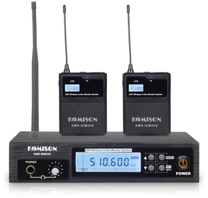 KOMISON UHF Mono Wireless in Ear Monitor System, IEM System, | Professional Transmitter and Beltpack Receiver for Studio, Guitar, DJ, Live Performance System with Earphone,264Ft KOMISON UHF Mono Wireless in Ear Monitor System, IEM System, | Professional Transmitter and Beltpack Receiver for Studio, Guitar, DJ, Live Performance System with Earphone,264Ft