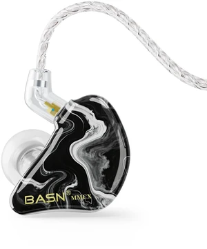 BASN Triple Driver in Ear Monitor Headphones for Musicians (Cosmic Black) | noise isolating earphones with iem case, memory foams and 2 detachable cables, for audio engineer musician studio stage BASN Triple Driver in Ear Monitor Headphones for Musicians (Cosmic Black) | noise isolating earphones with iem case, memory foams and 2 detachable cables, for audio engineer musician studio stage