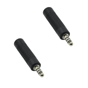 JUYODE 2 Pcs TP-120 Military to Civilian Headset Adapter U-174 to U-174 NATO-US to Commercial Transition Converter Standard 7.0mm Plug Tactical Headphone Connector JUYODE 2 Pcs TP-120 Military to Civilian Headset Adapter U-174 to U-174 NATO-US to Commercial Transition Converter Standard 7.0mm Plug Tactical Headphone Connector