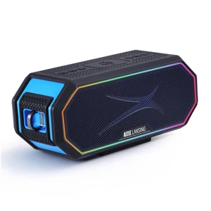 Altec Lansing Loud Portable Speakers Bluetooth Wireless Waterproof - MultiColor LED, 20 Hour Playtime, Mount Included | HydraBLAST 2.0 Magnetic Bluetooth Speaker for Travel, Home and Outdoor Adventure Altec Lansing Loud Portable Speakers Bluetooth Wireless Waterproof - MultiColor LED, 20 Hour Playtime, Mount Included | HydraBLAST 2.0 Magnetic Bluetooth Speaker for Travel, Home and Outdoor Adventure