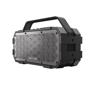BUGANI Bluetooth Speaker, Portable Bluetooth Speakers with 40W Stereo Sound, Loud Bluetooth Speaker 24H Playtime Support TF Card/AUX, IPX6 Waterproof for Beach Camping Outdoor Indoor
