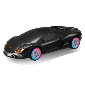 WSTER WS-690 Supercar Bluetooth Speaker with RGB Wheel Lights (Black) | Supercar Design, Display Screen & RGB Wheel Lights, TWS Stereo & FM Radio, TF Playback, Built-In Mic WSTER WS-690 Supercar Bluetooth Speaker with RGB Wheel Lights (Black) | Supercar Design, Display Screen & RGB Wheel Lights, TWS Stereo & FM Radio, TF Playback, Built-In Mic