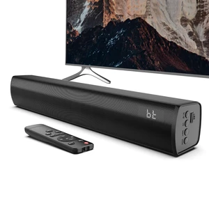 Bluetooth Wireless Surround Sound Bar, Sound Bar Smart TV Compact, Sounds Bar Bluetooth Wireless TV 2.0CH Sounds System BT/OPT/AUX/AUX TO RCA/USB for TV/PC Remote Control(no HDMI), JetBlack Bluetooth Wireless Surround Sound Bar, Sound Bar Smart TV Compact, Sounds Bar Bluetooth Wireless TV 2.0CH Sounds System BT/OPT/AUX/AUX TO RCA/USB for TV/PC Remote Control(no HDMI), JetBlack