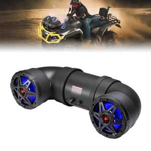 KEMIMOTO ATV Speaker 6.5 Inch Wireless Audio Streaming ATV UTV Sound Bar | ATV UTV Sound Bar w/ 20 RGB Light Modes, 2X Full Range Speakers 2X Tweeters Boat Sound System