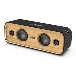 House of Marley Get Together 2: Portable Speaker with Wireless Bluetooth Connectivity, 20 Hours of Playtime and Sustainable Materials, IP65 Dust and Water Resistance, Signature Black House of Marley Get Together 2: Portable Speaker with Wireless Bluetooth Connectivity, 20 Hours of Playtime and Sustainable Materials, IP65 Dust and Water Resistance, Signature Black