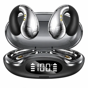 Ultra Open Ear Earbuds, Ergonomic Clip On Headphones for Running & Workouts | A flexible ergonomic clip hugs the ear with a stable fit, while the open design avoids the plugged-in feel of in-ear buds. Ultra Open Ear Earbuds, Ergonomic Clip On Headphones for Running & Workouts | A flexible ergonomic clip hugs the ear with a stable fit, while the open design avoids the plugged-in feel of in-ear buds.