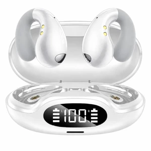 Ultra Open Ear Earbuds, Ergonomic Clip On Headphones for All-Day Comfort | Ergonomic clip-on curves follow the ear for a secure fit, while ultralight open-ear wear creates a barely-there feel. Ultra Open Ear Earbuds, Ergonomic Clip On Headphones for All-Day Comfort | Ergonomic clip-on curves follow the ear for a secure fit, while ultralight open-ear wear creates a barely-there feel.