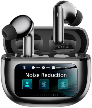 Wireless Earbuds with Smart Touchscreen Case, AI Noise Cancelling Ear Buds | Bluetooth 6.0, 40H Playtime Stereo Headphones, 2 Mics for Clear Calls, Touch Control, IPX7 for iPhone/Android Work & Travel Wireless Earbuds with Smart Touchscreen Case, AI Noise Cancelling Ear Buds | Bluetooth 6.0, 40H Playtime Stereo Headphones, 2 Mics for Clear Calls, Touch Control, IPX7 for iPhone/Android Work & Travel