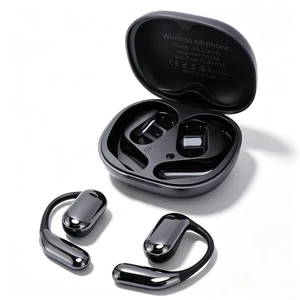 AI Language Translator Earbuds, Innovative Touchscreen Translating Earphone Open Non in Ear Multi Language Real Time Translation for Travel Business Learning (Grey) AI Language Translator Earbuds, Innovative Touchscreen Translating Earphone Open Non in Ear Multi Language Real Time Translation for Travel Business Learning (Grey)