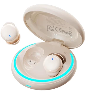 NE92 Sleep Earbuds, Ultra-Mini Side Sleeper Earbuds 3g, Bluetooth 6.0 Wireless Earbuds, 40H Playtime, Hi-Fi Stereo Sound, Invisible Mini Earplugs for Side Sleepers, Small Ears, Travel & Work-Beige NE92 Sleep Earbuds, Ultra-Mini Side Sleeper Earbuds 3g, Bluetooth 6.0 Wireless Earbuds, 40H Playtime, Hi-Fi Stereo Sound, Invisible Mini Earplugs for Side Sleepers, Small Ears, Travel & Work-Beige