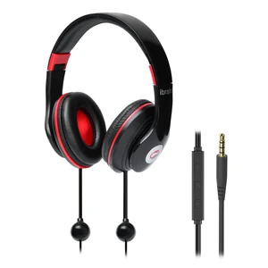 ibrain Air Tube Headset with 3.5mm Jack Air Tube Over-Ear Headphones Wired Airtube Earphones with Microphone Volume Control Black ibrain Air Tube Headset with 3.5mm Jack Air Tube Over-Ear Headphones Wired Airtube Earphones with Microphone Volume Control Black