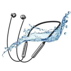 MOCANIO Magnetic Neckband Headphones Semi-in-Ear IPX5 Waterproof Around The Neck Headphones 8H Playtime Bluetooth V5.3 Wireless Earbuds 27g Ultra-Lightweight Comfort for Sport Business Trips (Black) MOCANIO Magnetic Neckband Headphones Semi-in-Ear IPX5 Waterproof Around The Neck Headphones 8H Playtime Bluetooth V5.3 Wireless Earbuds 27g Ultra-Lightweight Comfort for Sport Business Trips (Black)