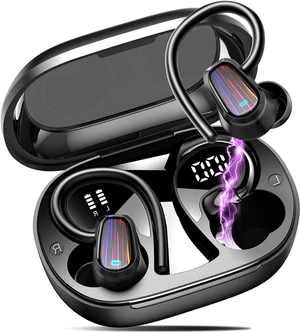 Jesebang Wireless Earbuds, Bluetooth 5.4 Headphones Sport, Deep Bass Stereo | 50H Playback, Over Ear Buds with ENC Noise Canceling Mic, Earphones with Hook, IP7 Ear Buds for Workout Running, Jesebang Wireless Earbuds, Bluetooth 5.4 Headphones Sport, Deep Bass Stereo | 50H Playback, Over Ear Buds with ENC Noise Canceling Mic, Earphones with Hook, IP7 Ear Buds for Workout Running,