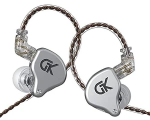 G.K Earbuds Wired Headphone with Microphone 4BA+1DD Hybrid Driver Stereo Bass Noise Isolation IEM Earphone 3.5mm Jack with Detachable Audio Cable for Musicians DJ Guitarists Gaming (Silver) G.K Earbuds Wired Headphone with Microphone 4BA+1DD Hybrid Driver Stereo Bass Noise Isolation IEM Earphone 3.5mm Jack with Detachable Audio Cable for Musicians DJ Guitarists Gaming (Silver)