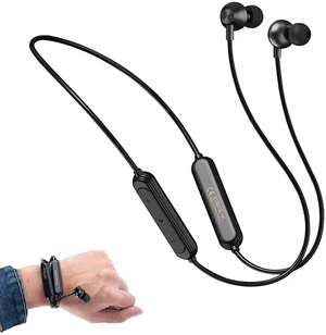 MOCANIO Neckband Bluetooth Headphones 9D Surround Sound HiFi Stereo Neck Hanging Noise Reduction in-Ear Wireless Earbuds 8 H Music Time IPX6 Waterproof Ultra-Lightweight Comfort for Sports/Office MOCANIO Neckband Bluetooth Headphones 9D Surround Sound HiFi Stereo Neck Hanging Noise Reduction in-Ear Wireless Earbuds 8 H Music Time IPX6 Waterproof Ultra-Lightweight Comfort for Sports/Office