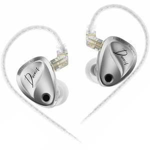 KZ-Duonic Dynamic Driver + Self-Developed Three-Magnet Planar Driver HiFi Headphones Hybrid Dual-Driver in-Ear Earbuds Designed for audiophiles, Featuring Detachable Cable (Without mic, Silver) KZ-Duonic Dynamic Driver + Self-Developed Three-Magnet Planar Driver HiFi Headphones Hybrid Dual-Driver in-Ear Earbuds Designed for audiophiles, Featuring Detachable Cable (Without mic, Silver)
