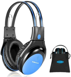 Wireless IR Headphones, 2 Channel Infrared Headphones for Car DVD | Durable & Foldable w/ 3-Level Volume Limit & Audio Share & Storage Bag & AUX Cord for Honda Odyssey, Toyota Sienna, GMC Yukon Wireless IR Headphones, 2 Channel Infrared Headphones for Car DVD | Durable & Foldable w/ 3-Level Volume Limit & Audio Share & Storage Bag & AUX Cord for Honda Odyssey, Toyota Sienna, GMC Yukon