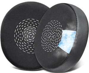 SOULWIT Cooling Ear Cushions for Jabra Evolve2 75 - Black | (Not Fit Evolve 75), Earpads for Evolve2 75 On-ear Headphones SOULWIT Cooling Ear Cushions for Jabra Evolve2 75 - Black | (Not Fit Evolve 75), Earpads for Evolve2 75 On-ear Headphones