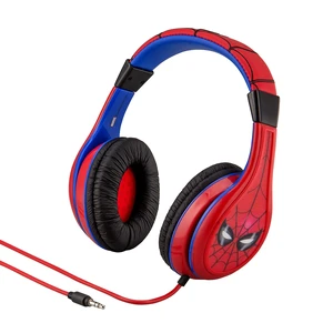 eKids Spiderman Kids Headphones, Adjustable Headband, Stereo Sound, 3.5Mm Jack, Wired, Tangle-Free, Volume Control, Childrens Headphones Over Ear for School Home, Travel eKids Spiderman Kids Headphones, Adjustable Headband, Stereo Sound, 3.5Mm Jack, Wired, Tangle-Free, Volume Control, Childrens Headphones Over Ear for School Home, Travel