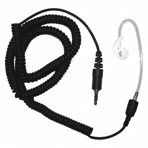EAR PHONE CONNECTION Fox 3.5mm Threaded Surveillance Earphone with Clear Short Tube (EP1013XCST) rt Tube (EP1013XCST) EAR PHONE CONNECTION Fox 3.5mm Threaded Surveillance Earphone with Clear Short Tube (EP1013XCST) rt Tube (EP1013XCST)