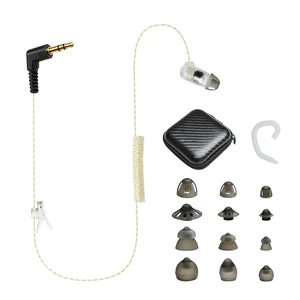 Tactical Covert Police Earpiece PZ-B365 3.5mm Tubeless In Ear | HDLO Microspeaker, Listen Surveillance, Discreet Design for Law Enforcement Security Personnel Tactical Covert Police Earpiece PZ-B365 3.5mm Tubeless In Ear | HDLO Microspeaker, Listen Surveillance, Discreet Design for Law Enforcement Security Personnel