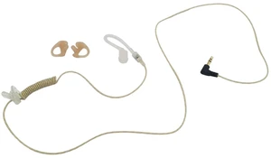 HELETUL 3.5mm Connector Listen Only Earpiece for Walkie Talkie Shoulder Mic, Flexo Dynamic, Covert High Definition, Single Ear HELETUL 3.5mm Connector Listen Only Earpiece for Walkie Talkie Shoulder Mic, Flexo Dynamic, Covert High Definition, Single Ear