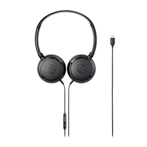Audio-Technica ATH-S120C-BK USB-C Headphones, Black Audio-Technica ATH-S120C-BK USB-C Headphones, Black