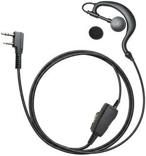 stdgove 2-Way Radio Earpiece with Mic, G Earhook Headset | For Security/Construction, Compatible with Kenwood, Baofeng, Btech, Samcom, Wouxun & More 2-Way Radios