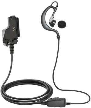 SVXSODA NX-200 TK-2140 2-Way Radio Earpiece with Mic, Adjustable G Earhook Headset for Long Wear Security/Construction, Compatible with Kenwood NEXEDGE & TK Series SVXSODA NX-200 TK-2140 2-Way Radio Earpiece with Mic, Adjustable G Earhook Headset for Long Wear Security/Construction, Compatible with Kenwood NEXEDGE & TK Series