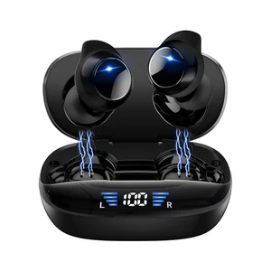 IHAO Luxury Sport Earbuds Headphone with HD Mic TWS in-Ear Headset Deep Bass HiFi Sound Multi Ture Active Noise Cancelling Mode Ergonomic Fit Painless Firm Wear Earphone-Earbuds with Hook T9