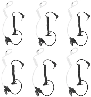 Pdflie 3.5 mm Listen Only Earpiece Tube Ear Piece with Short Cord Cable for Motorola Radio Shouler Mic xts 5000 APX 6000 (Black, 90 Degree L Plug, 6Pack) Pdflie 3.5 mm Listen Only Earpiece Tube Ear Piece with Short Cord Cable for Motorola Radio Shouler Mic xts 5000 APX 6000 (Black, 90 Degree L Plug, 6Pack)