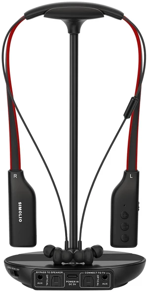 SIMOLIO TV Headphones Wireless for Seniors, Bluetooth Earphones for Phone | Optical Bypass to Soundbar, 3 EQ with Clear Dialog, Independent Volume Control, L/R Balance, Ambient Sound Mode, 164FT Range SIMOLIO TV Headphones Wireless for Seniors, Bluetooth Earphones for Phone | Optical Bypass to Soundbar, 3 EQ with Clear Dialog, Independent Volume Control, L/R Balance, Ambient Sound Mode, 164FT Range