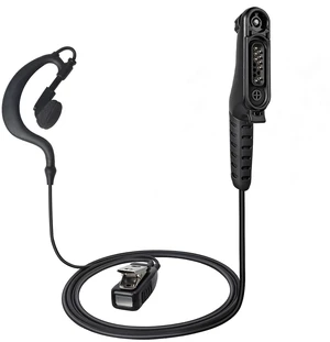 UAYESOK Radio Earpiece for Motorola MOTOTRBO R7, ION Series, MXP600 | APX N70 N50 N30, G Shape Earhook, Professional-Grade Headset