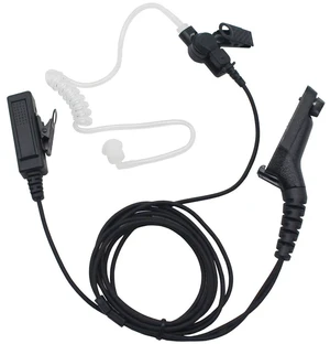 GoodQbuy® Covert Acoustic Tube Earpiece Headset Mic for Motorola XPR6500 XPR6550 XPR6580 XiRP8200 APX7000 APX6000 Radio Security Door Supervisor GoodQbuy® Covert Acoustic Tube Earpiece Headset Mic for Motorola XPR6500 XPR6550 XPR6580 XiRP8200 APX7000 APX6000 Radio Security Door Supervisor