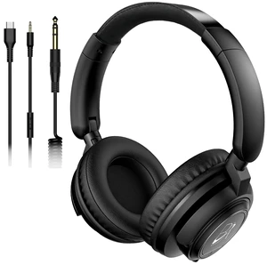 BeAttack Wired DJ Headphones Professional OverEar Studio Monitor for Mixing | Studio Monitor Headphones with 50mm Neodymium Drivers, 3.5mm, 6.35mm and USB-C Cables for Mixing, Recording and Podcasting BeAttack Wired DJ Headphones Professional OverEar Studio Monitor for Mixing | Studio Monitor Headphones with 50mm Neodymium Drivers, 3.5mm, 6.35mm and USB-C Cables for Mixing, Recording and Podcasting