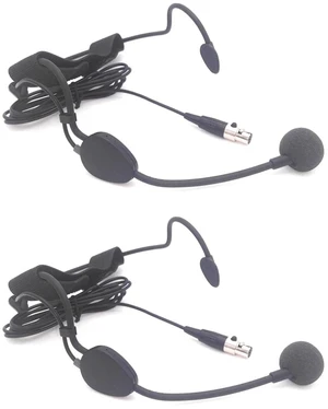 PALPEAL 2 Pack XLR 3PIN Headset Microphone for AKG Samson Wireless Bodypack Transmitter PALPEAL 2 Pack XLR 3PIN Headset Microphone for AKG Samson Wireless Bodypack Transmitter