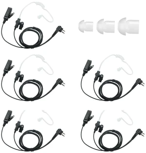Dronoval Walkie Talkie Earpiece with Mic,Compatible with CP200 CP200D BPR40 CP100D CP185 RDM2070D Earpiece Two Way Radio Headset Walkie Walkie Surveillance Kit Police Headphones (5 Packs) Dronoval Walkie Talkie Earpiece with Mic,Compatible with CP200 CP200D BPR40 CP100D CP185 RDM2070D Earpiece Two Way Radio Headset Walkie Walkie Surveillance Kit Police Headphones (5 Packs)