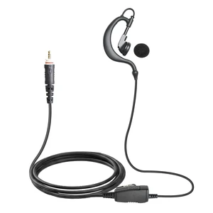 SVXSODA CLP-1010 CLP-1040 2-Way Radio Earpiece with Mic, Adjustable G Earhook Headset for Long Wear Security/Construction, Compatible with Motorola CLP-1010, CLP-1040, CLP-1060, and More