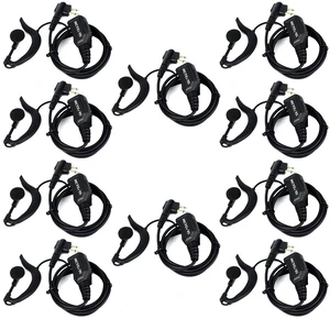 Retevis Volume Adjustable, Walkie Talkie Earpiece with Mic, G-Type, 2-Pin | Compatible with Motorola Radios R2/CP100D/CP200D/ CP200/CP185/CLS1110/CLS1410 Walkie Talkie, 2 Way Radio Earpiece(10 Pack) Retevis Volume Adjustable, Walkie Talkie Earpiece with Mic, G-Type, 2-Pin | Compatible with Motorola Radios R2/CP100D/CP200D/ CP200/CP185/CLS1110/CLS1410 Walkie Talkie, 2 Way Radio Earpiece(10 Pack)