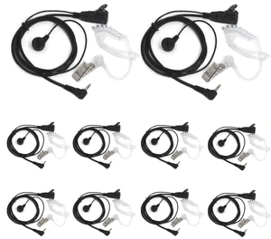 10-Pack 2.5mm 1-Pin Acoustic Tube Earpiece Fits Motorola MH230R T200 T260 | Headset Mic Fits T460 T600 MR350R Talkabout Concealed Clear Sound Loud Scenes Radio Walkie Talkie Accessories 10-Pack 2.5mm 1-Pin Acoustic Tube Earpiece Fits Motorola MH230R T200 T260 | Headset Mic Fits T460 T600 MR350R Talkabout Concealed Clear Sound Loud Scenes Radio Walkie Talkie Accessories