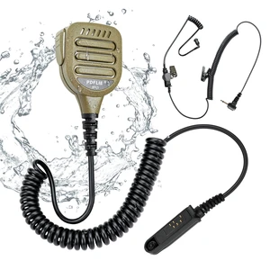 Pdflie Uv9r Accessories Headset IP65 Waterproof Tan Dark Coffee Color Radio Speaker Mic Shoulder Microphone with 3.5mm Earpiece for Baofeng uv 9r pro Plus v2 gmrs xr 9g gt-3wp a58 a58s bf 9700 R760 5s Pdflie Uv9r Accessories Headset IP65 Waterproof Tan Dark Coffee Color Radio Speaker Mic Shoulder Microphone with 3.5mm Earpiece for Baofeng uv 9r pro Plus v2 gmrs xr 9g gt-3wp a58 a58s bf 9700 R760 5s
