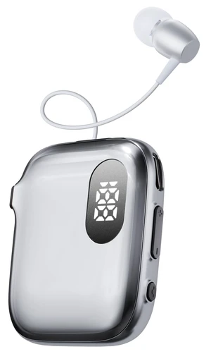 NEXOSYNTH Retractable Lavalier Bluetooth Headset, Bluetooth 6.0 Clipon Earphone, Call Vibration Reminder, ENC Clear Calls, Up to 90H Playtime for Commute, Sports & Business NEXOSYNTH Retractable Lavalier Bluetooth Headset, Bluetooth 6.0 Clipon Earphone, Call Vibration Reminder, ENC Clear Calls, Up to 90H Playtime for Commute, Sports & Business