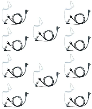 Klykon Acoustic Tube Earpiece 10-Pack for Midland GXT1000 | Covert acoustic tube with PTT mic; PU cable. Fits Midland GXT1000VP4, LXT500VP3, GXT1050VP4 radios Klykon Acoustic Tube Earpiece 10-Pack for Midland GXT1000 | Covert acoustic tube with PTT mic; PU cable. Fits Midland GXT1000VP4, LXT500VP3, GXT1050VP4 radios