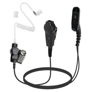 SVXSODA Earpiece Compatible with Motorola APX 6000 XPR 7550e, PTT Mic Headset for Impres Screw-On Radios, Kevlar Reinforced for Security Tactical Use SVXSODA Earpiece Compatible with Motorola APX 6000 XPR 7550e, PTT Mic Headset for Impres Screw-On Radios, Kevlar Reinforced for Security Tactical Use