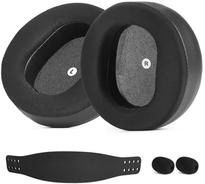 Earpads & Headband for Audeze Maxwell Gaming Headset (Not for Maxwell 2) | Cooling gel cushions,Ice silk fabric,Heat dissipation,Long-wear relief,Perfect fit,Included mic windscreens Earpads & Headband for Audeze Maxwell Gaming Headset (Not for Maxwell 2) | Cooling gel cushions,Ice silk fabric,Heat dissipation,Long-wear relief,Perfect fit,Included mic windscreens