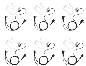 Acoustic Tube Headset Compatible with Yaesu/Vertex VX-261,VX-231, 6 Pack | Earpiece ,Transparent tube, PTT mic, Compatible Yaesu/ Vertex Standard EVX-531 Radio 3.5mm 1-pin walkie talkie radios Acoustic Tube Headset Compatible with Yaesu/Vertex VX-261,VX-231, 6 Pack | Earpiece ,Transparent tube, PTT mic, Compatible Yaesu/ Vertex Standard EVX-531 Radio 3.5mm 1-pin walkie talkie radios