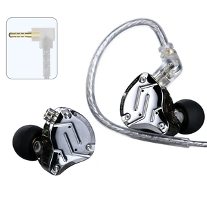 KZ ZS10 Pro 5-Driver in-Ear Earphones, Black | HiFi Musician Monitor IEM, 4BA+1DD in-Ear Earbuds, Detachable 2-Pin Cable, Noise-Isolating Headphones, Wired Stage Headset KZ ZS10 Pro 5-Driver in-Ear Earphones, Black | HiFi Musician Monitor IEM, 4BA+1DD in-Ear Earbuds, Detachable 2-Pin Cable, Noise-Isolating Headphones, Wired Stage Headset
